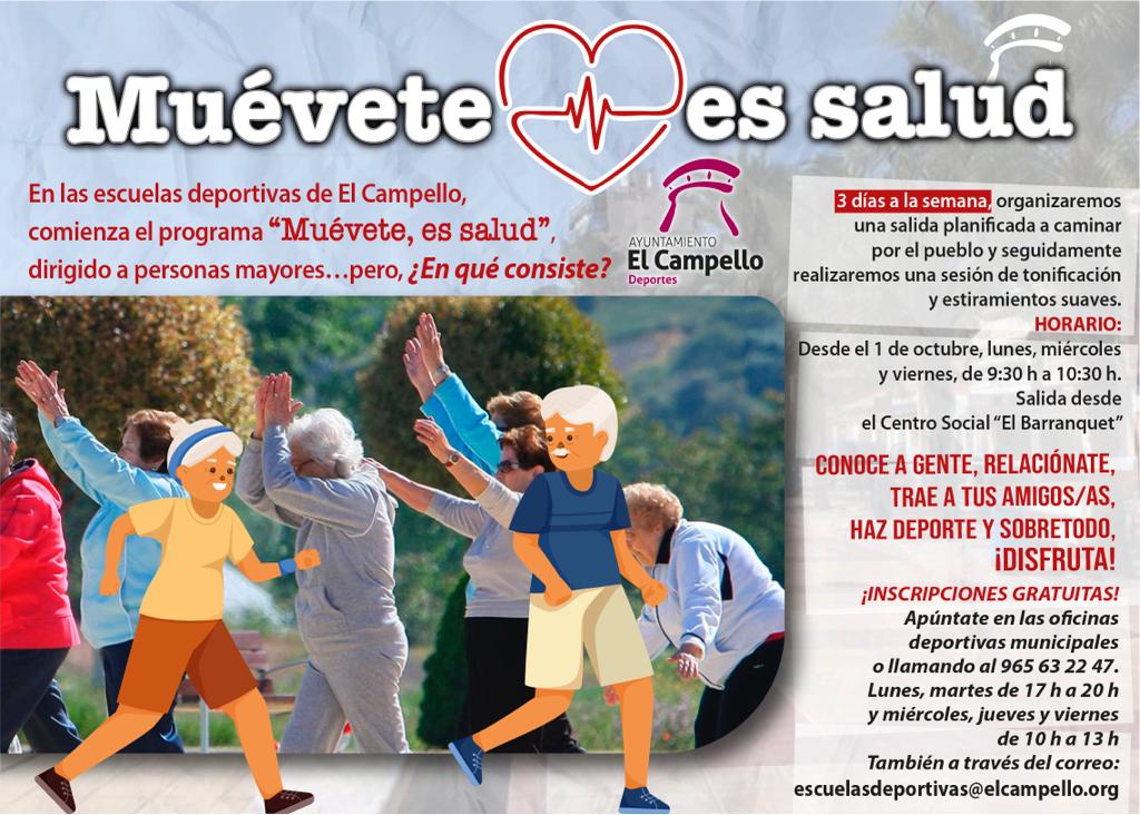 La Asociación Española Contra el Cáncer se suma a la campaña “Muévete. Es salud”